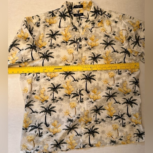 Nautica Aloha Hawaii palm tree tropical men’s shirts Sz-M J5 - Picture 9 of 9
